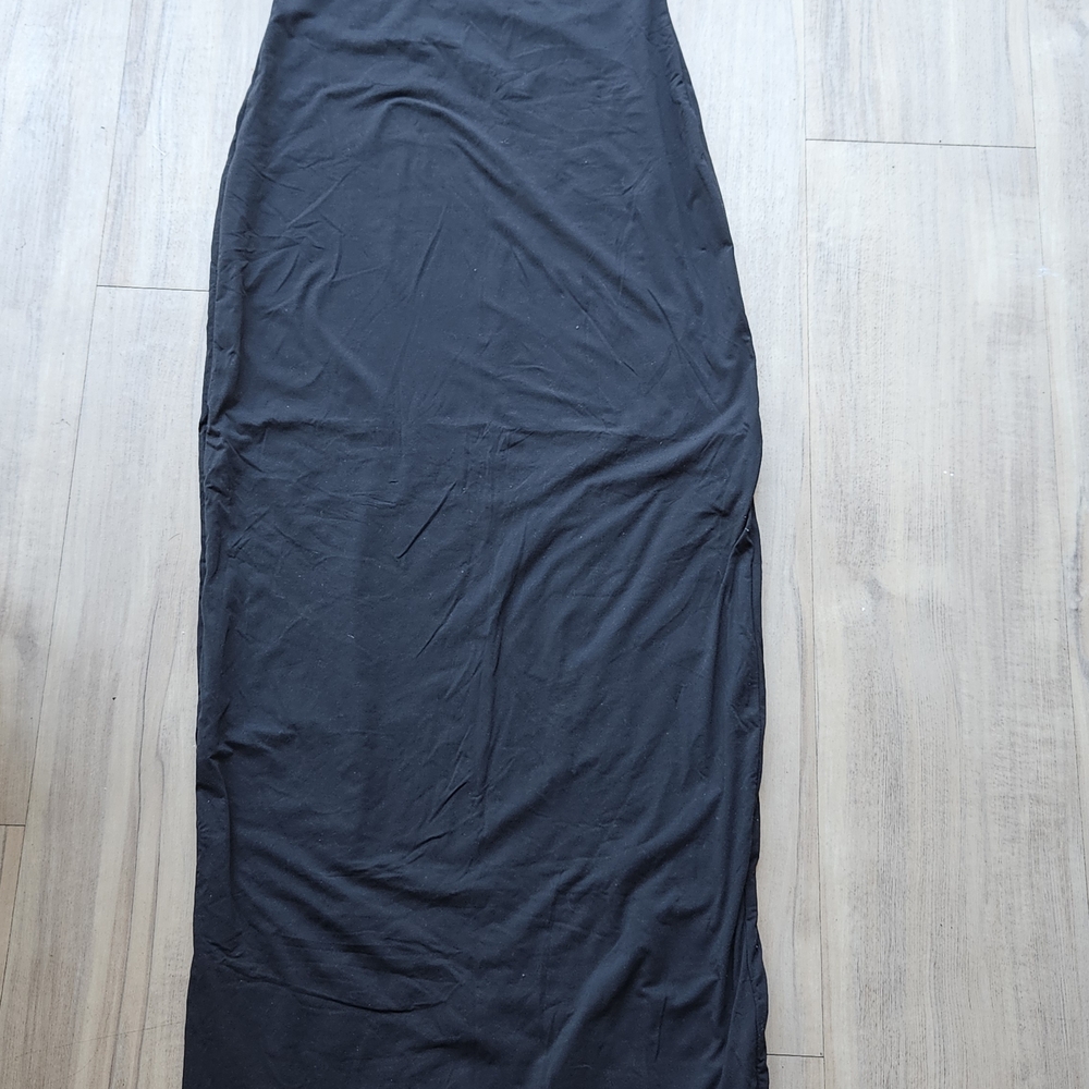 SKIMS Strapless Black Maxi Dress Size M